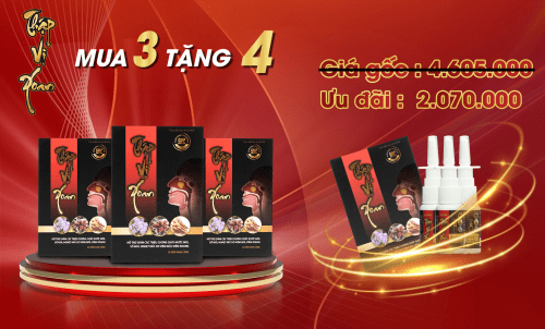 COMBO MUA 3 UỐNG <br> TẶNG 3 XỊT 1 UỐNG